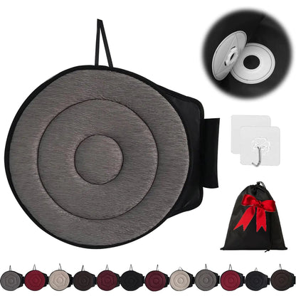 360 Rotating Seat Cushion for Car Beneficial 360 Rotating Seat Cushion Elderly for Car 360 Car Seat Swivel Swivel Seat Cushion for Car for Elderly for Those with Limited Mobility (Gray-A) Large HejK.com Marketplace LLC