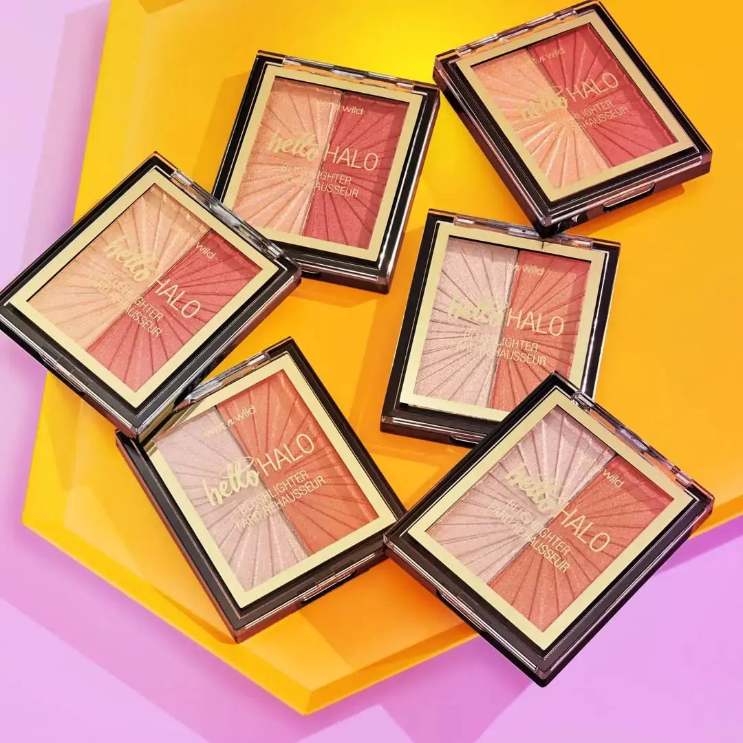 Wet n Wild MegaGlo Blushlighter, Blendable Blush & Highlighter Set, Shimmery Metallic Finish, Flash Me 3- Flash Me 0.35 Ounce (Pack of 1) My Store