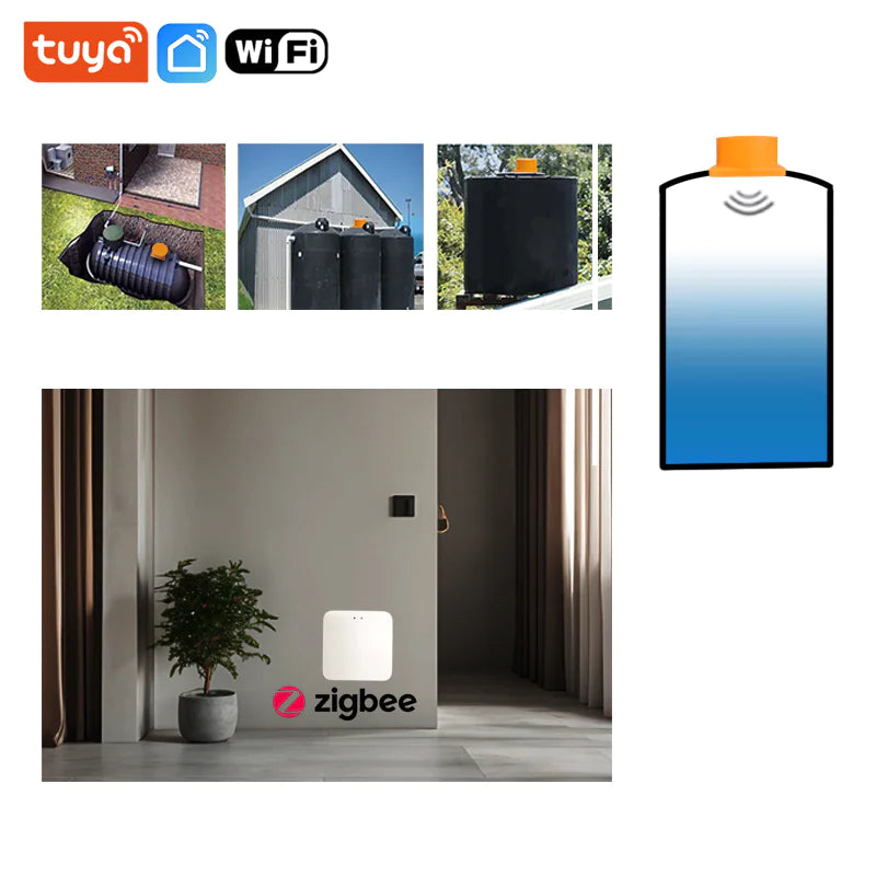 Wireless Water & Fuel Level Sensor WEM Support (www.WEM.support)
