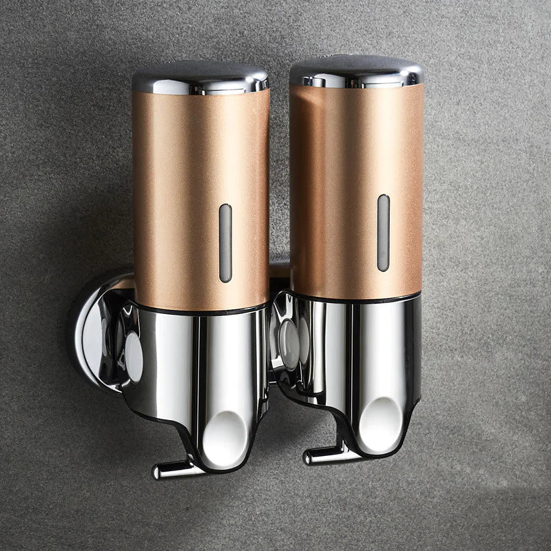 Wall-Mounted Shampoo & Shower Gel Dispenser WEM Support (www.WEM.support)