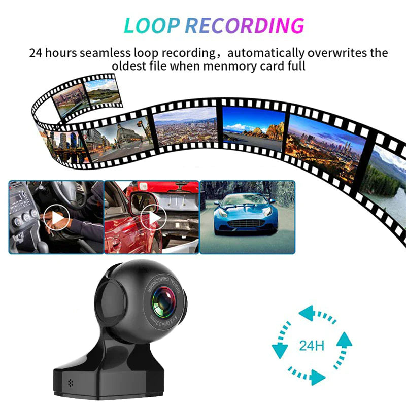 170° WiFi Dash Cam Recorder Car Camera HD 1080P Car DVR Vehicle Video G-Sensor WEM Support (www.WEM.support)