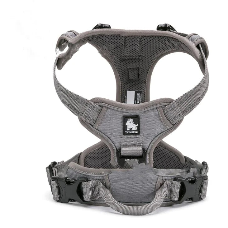 Truelove Adjustable Reflective Nylon Dog Harness WEM Support (www.WEM.support)