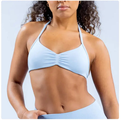 Women's Halter Back Sports Bra HejK.com
