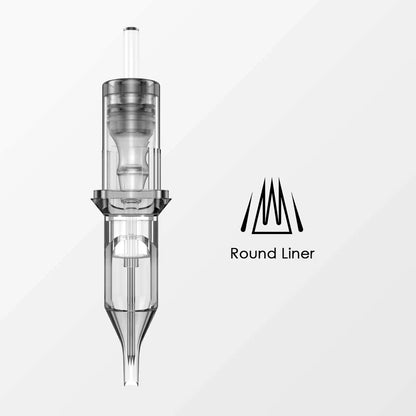 Wormhole Tattoo Cartridge Needles 50pcs Assorted Tattoo Needle Cartridges Round Liner Mixed 3RL 5RL 7RL 9RL 11RL (50pcs #12 Standard RL) My Store