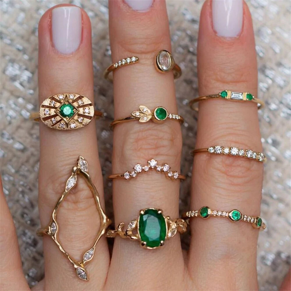 Vintage Women's Mixed Rings WEM Support (www.WEM.support)